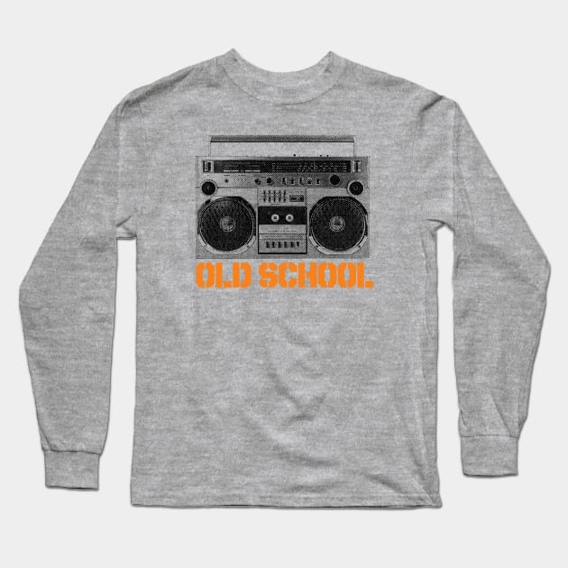 Old School Long Sleeve T-Shirt by LondonLee